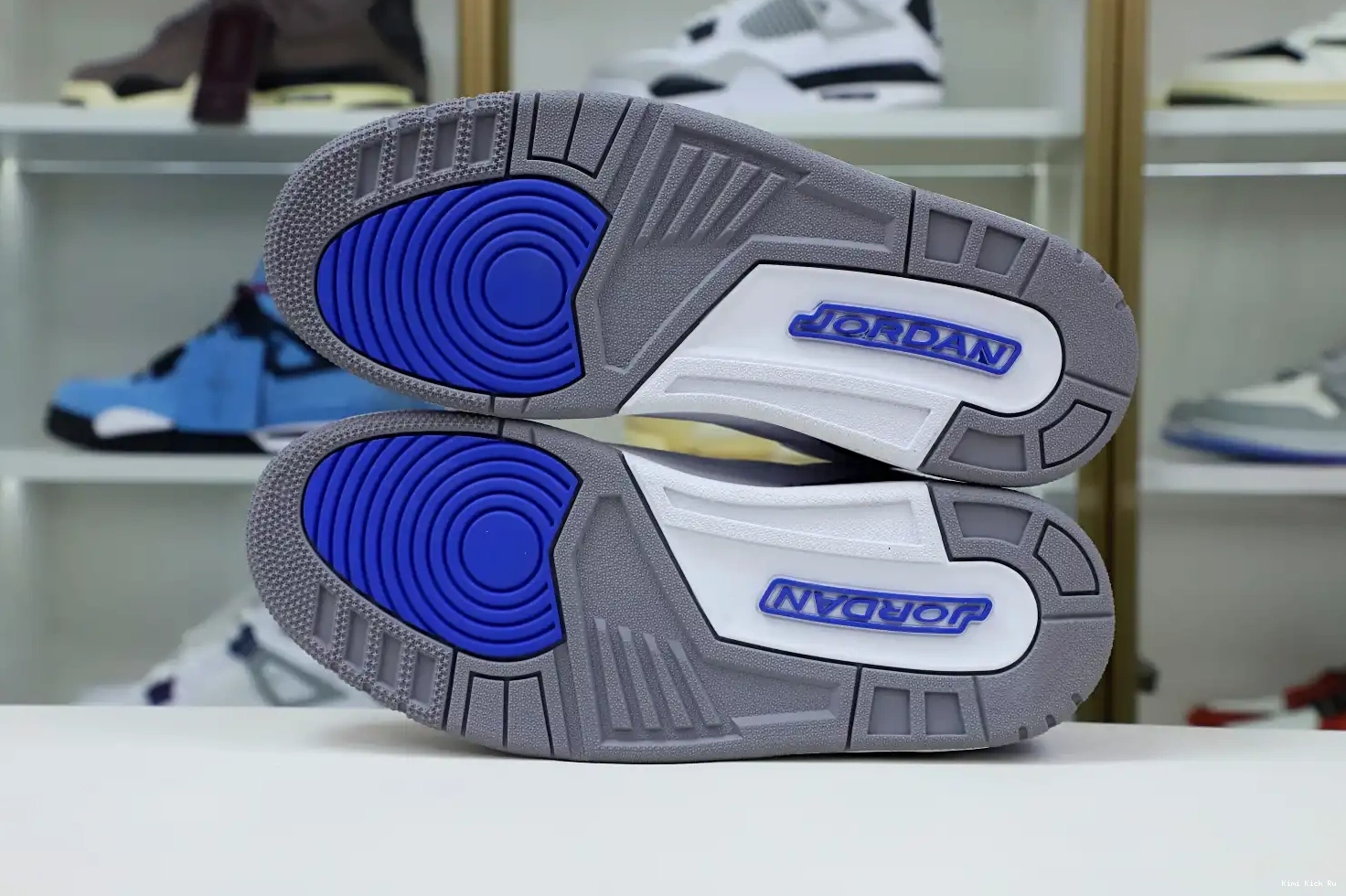 3 AIR 'RACER JORDAN BLUE' Kimikick RETRO 0714